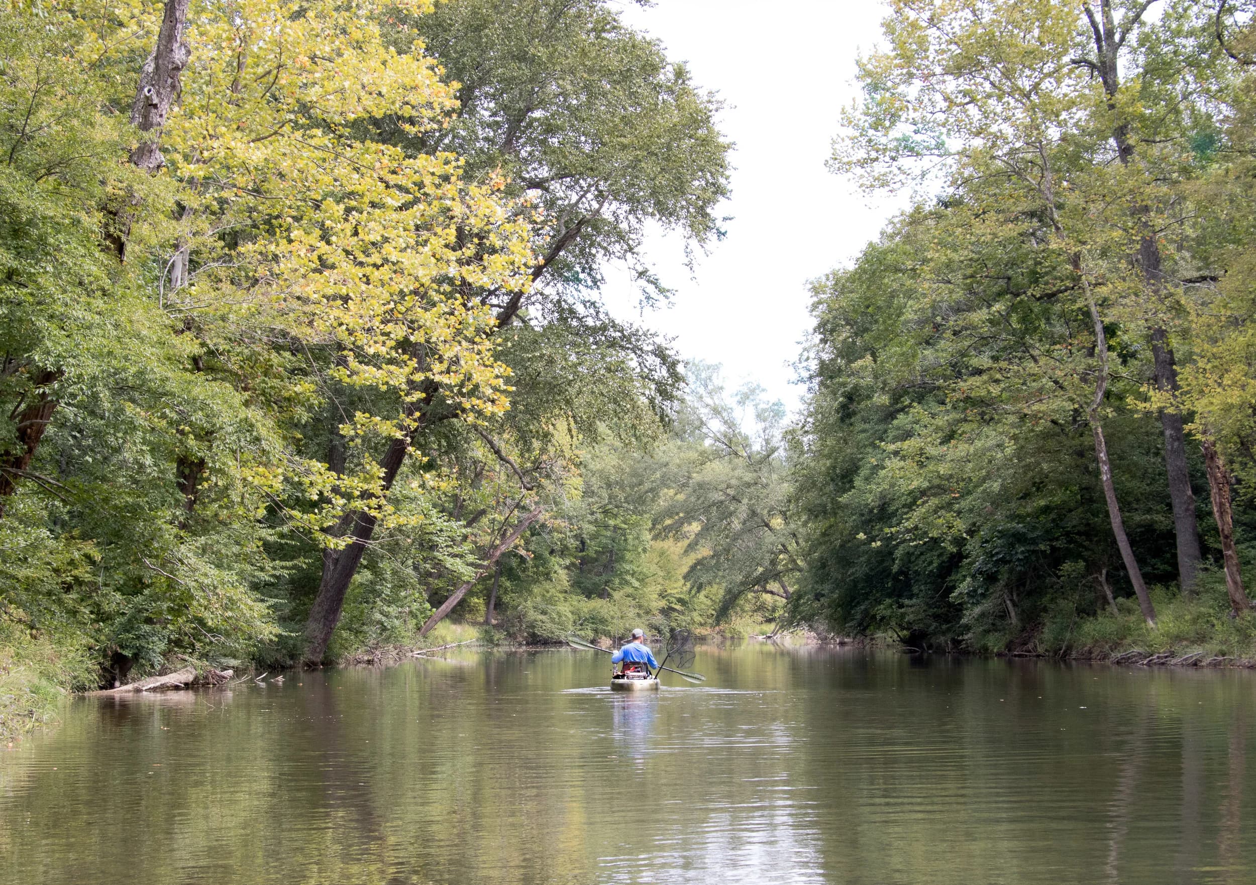 Caddo River canoe near Glenwood Arkansas