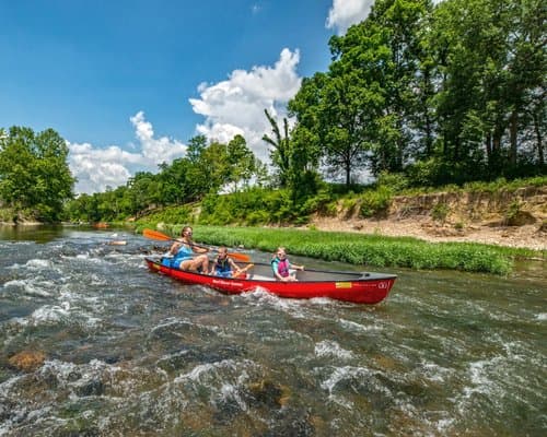 Kayak on the Caddo River near the Amity and Glenwood area